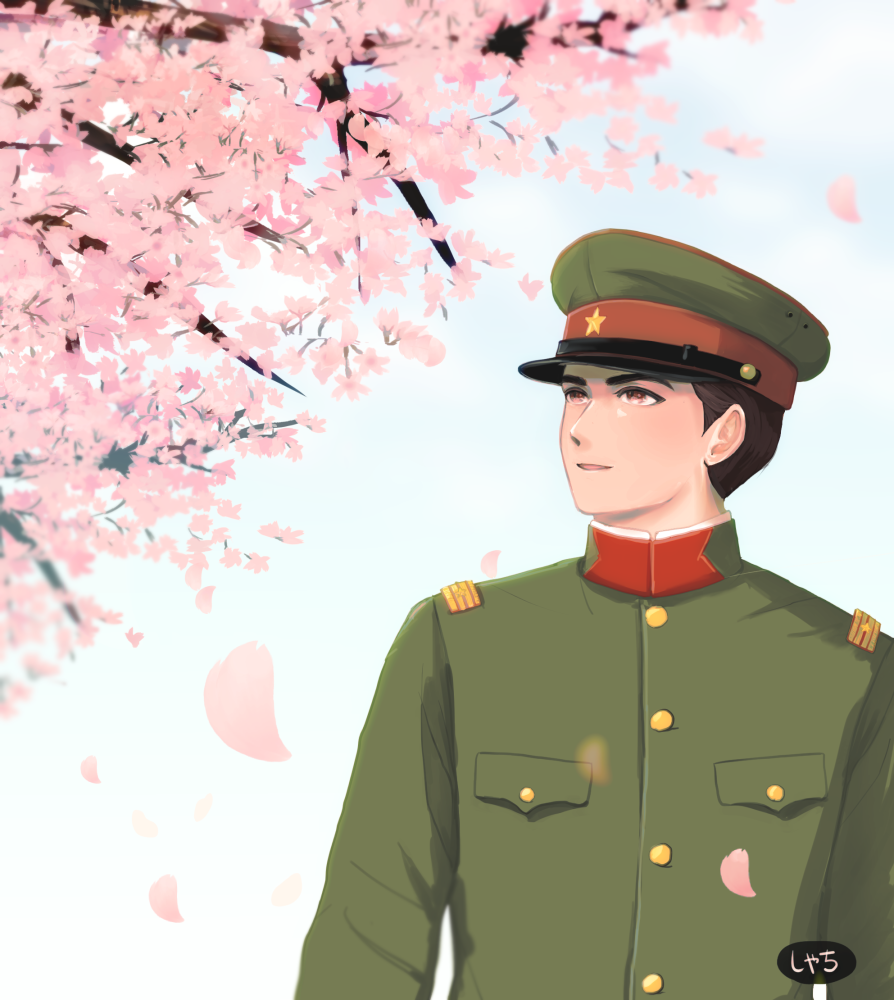 桜と歩兵
