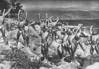 第一回長距離団体競泳大会